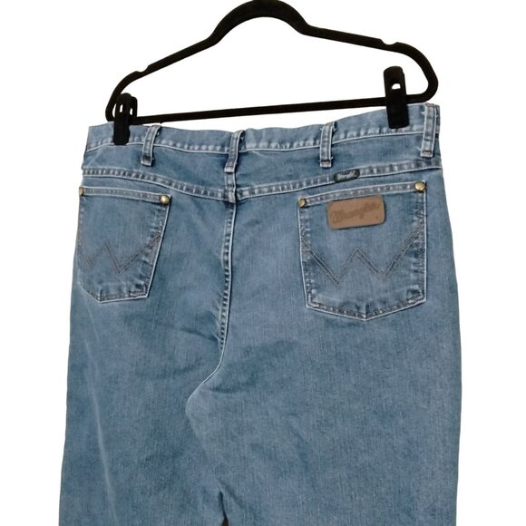 Wrangler Mens Cool Vantage Slim Fit Blue Denim Jeans Size 38x32 - Picture 4 of 7